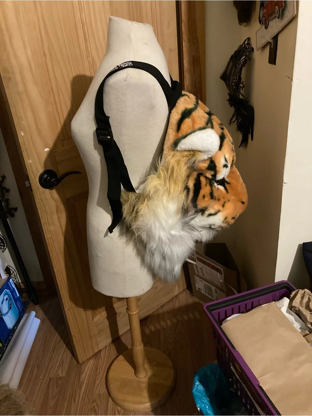 Animal Head backpack of tiger head backpack